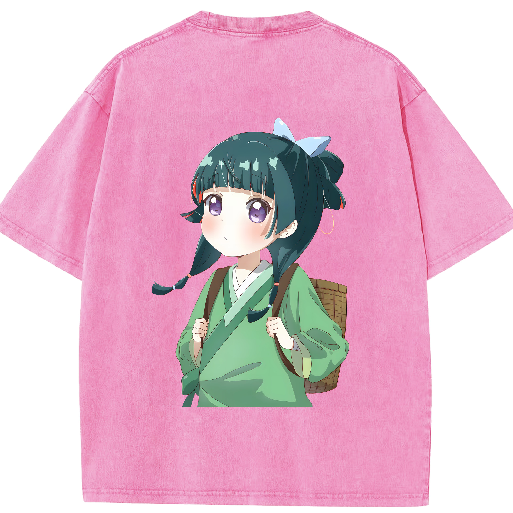 （画像用） 薬屋のひとりごと The Apothecary Diaries 綿100% ヴィンテージ風 半袖Tシャツ（背面プリント）